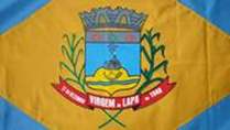 Bandeira Brasão de Virgem da Lapa